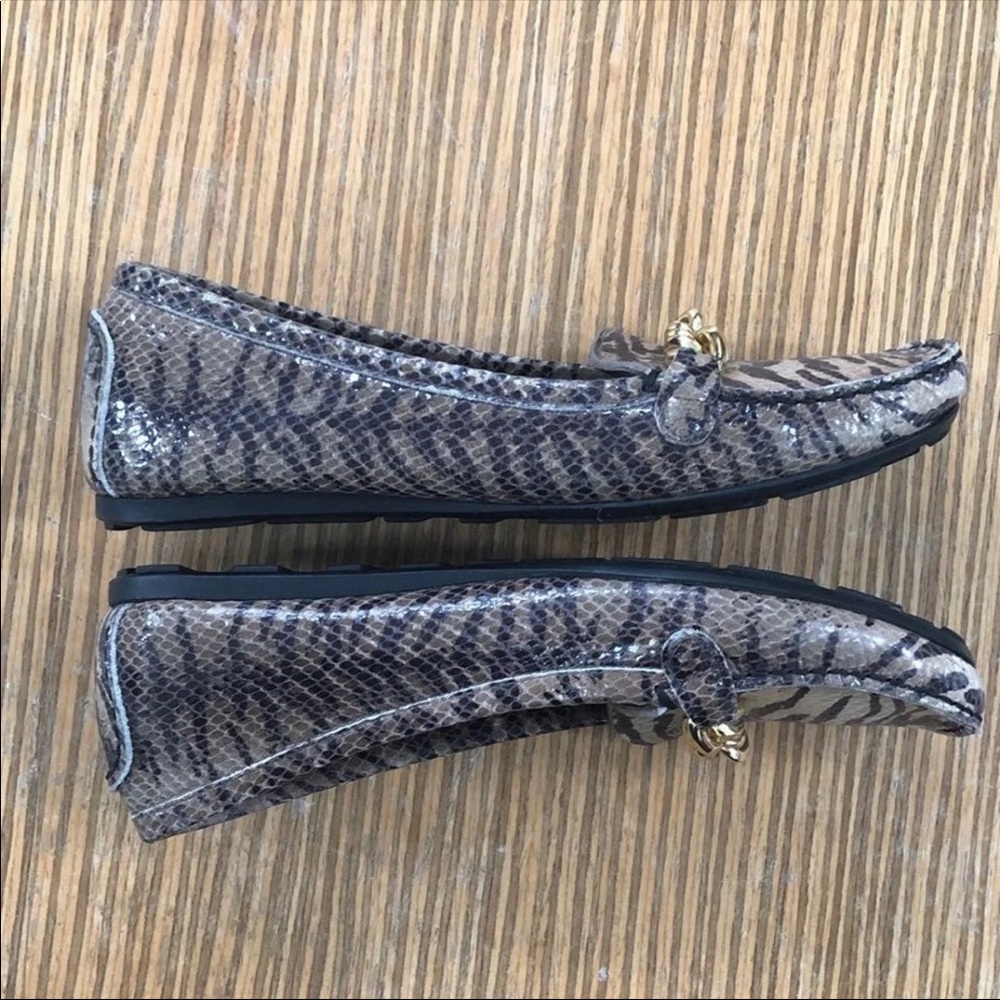 Stuart Weitzman Python Leather Loafers - image 5